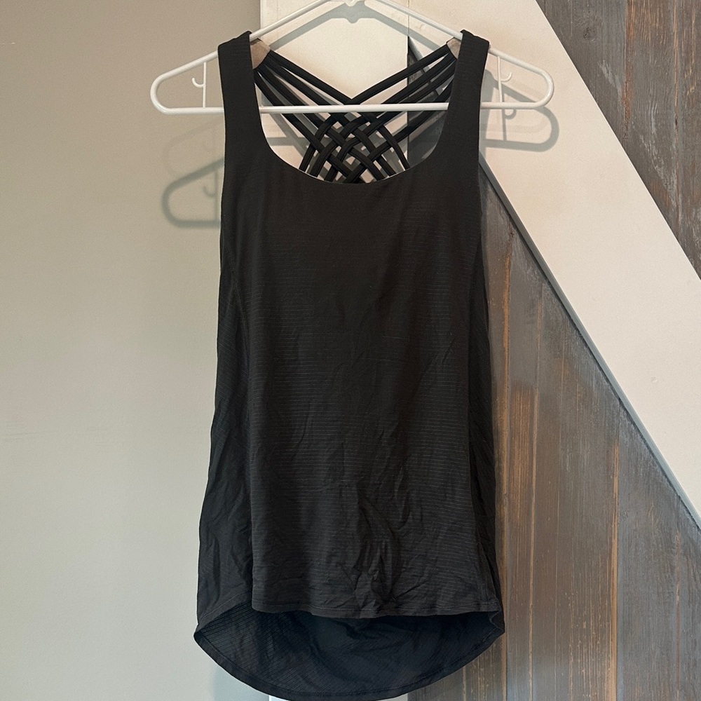 Lululemon Black Strappy Back Women's Tank Top